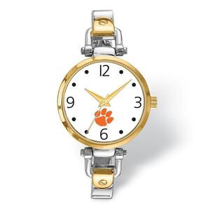 Ladies Clemson University Elegant 2-tone Watch